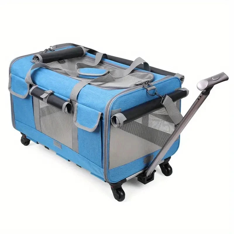 Large Foldable Pet Trolley Carrier