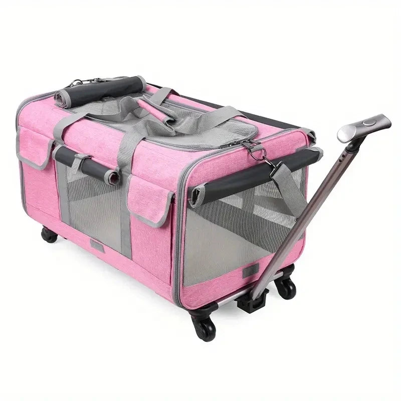 Large Foldable Pet Trolley Carrier