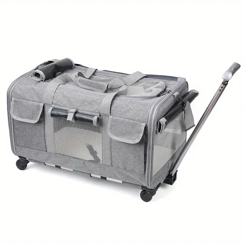 Large Foldable Pet Trolley Carrier