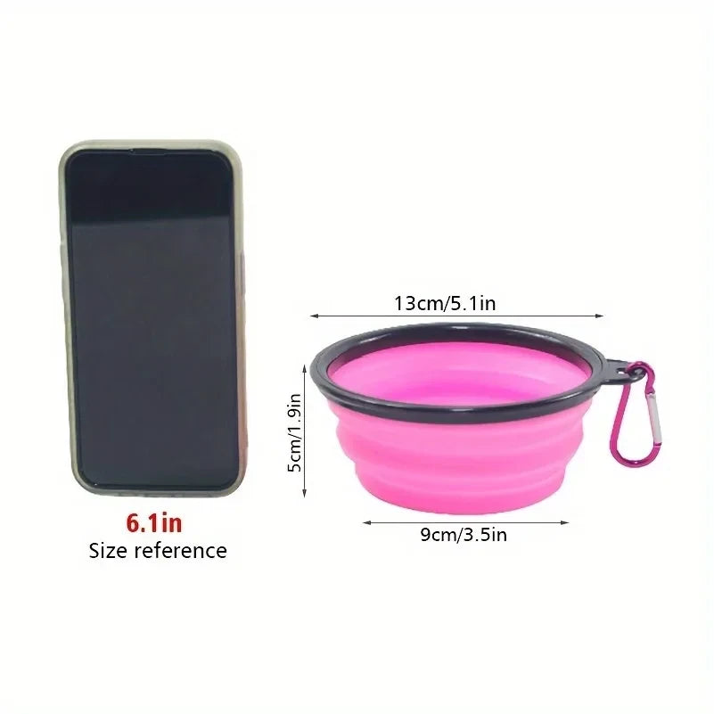 Portable Silicone Pet Travel Bowl