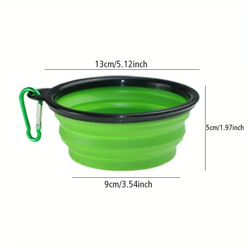 Portable Silicone Pet Travel Bowl