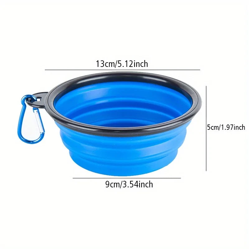 Portable Silicone Pet Travel Bowl