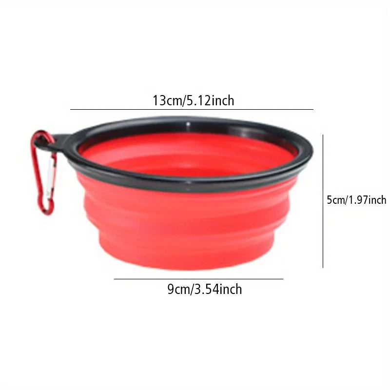 Portable Silicone Pet Travel Bowl