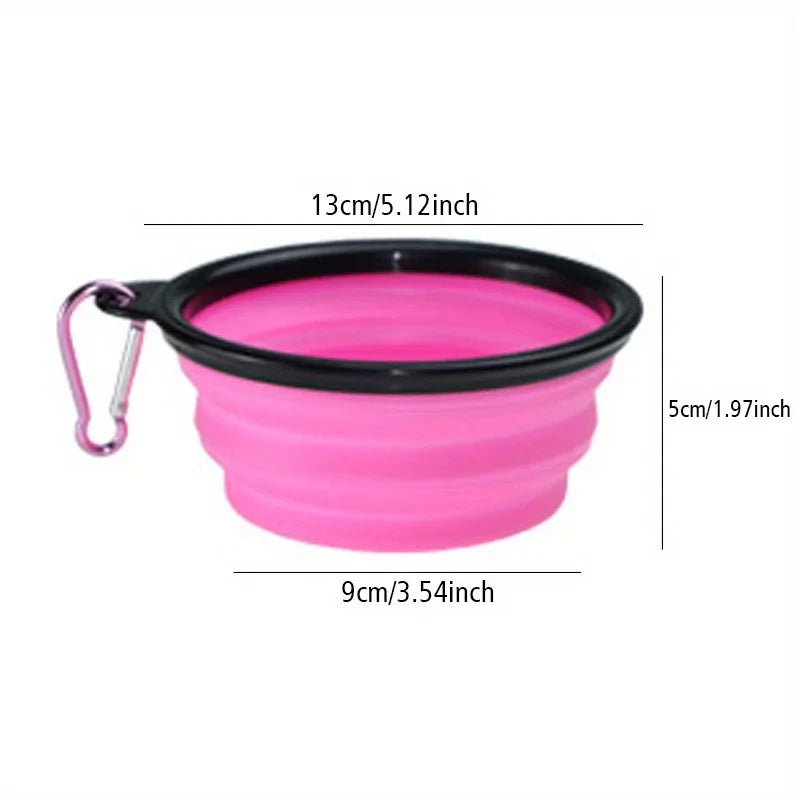 Portable Silicone Pet Travel Bowl