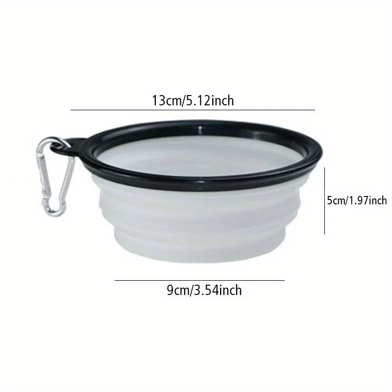 Portable Silicone Pet Travel Bowl