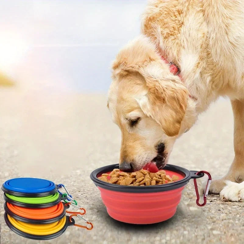 Portable Silicone Pet Travel Bowl